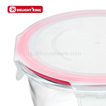 10 stücke Borosilicat Küche Aufbewahrung Glas Lebensmittelbehälter